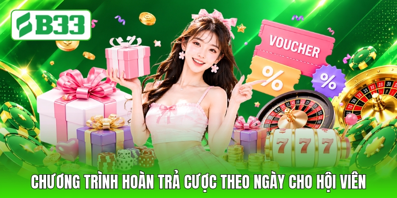 Chương trình hoàn trả cược theo ngày cho hội viên