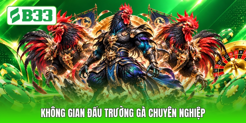 Không gian đấu trường gà chuyên nghiệp