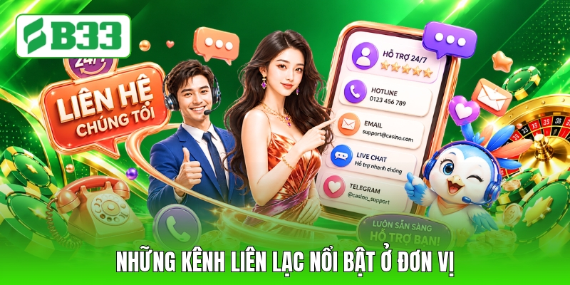 Những kênh liên lạc nổi bật ở đơn vị