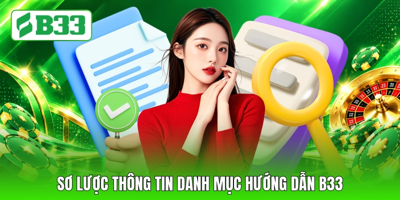 Sơ lược thông tin danh mục hướng dẫn B33